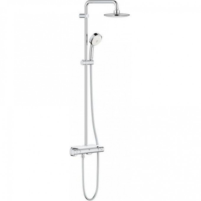 Душевая система GROHE EUPHORIA 190 с термостатическим смесителем и полочкой, хром 26249000
