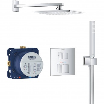 Душевой комплект 230 мм GROHE GROHTHERM CUBE 34741000