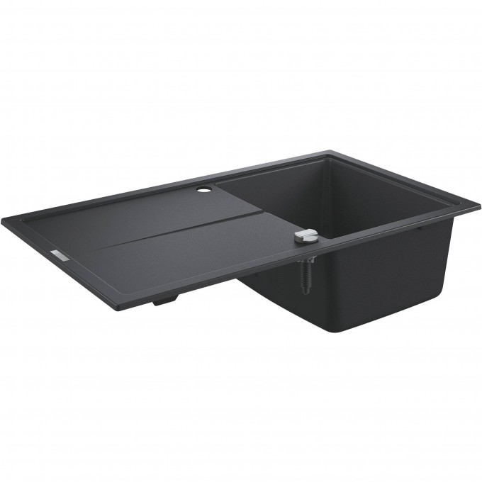 Мойка GROHE K400, 860 x 500 мм, черный гранит 31640AP0