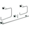 Набор аксессуаров GROHE ESSENTIALS CUBE (4 предмета), хром () 40778001
