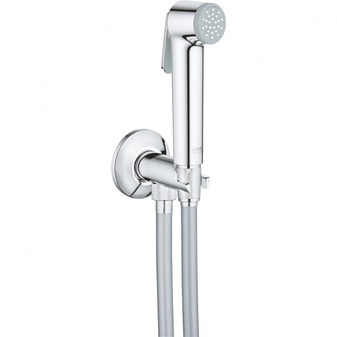 Набор для гигиенического душа GROHE TEMPESTA-F TRIGGER SPRAY 30 (гигиенический душ, нажимной запорный вентиль, шланг 1000 мм), хром 26358000
