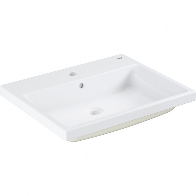 Раковина GROHE CUBE CERAMIC, полувстраиваемая 60 см, альпин-белый 3947900H