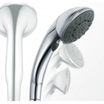 Ручной душ GROHE MOVARIO (5 режимов) c поворотной головкой, хром (28393000)