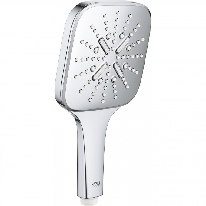 Ручной душ GROHE RAINSHOWER SMARTACTIVE CUBE 130, 3 вида струй, хром () 26550000