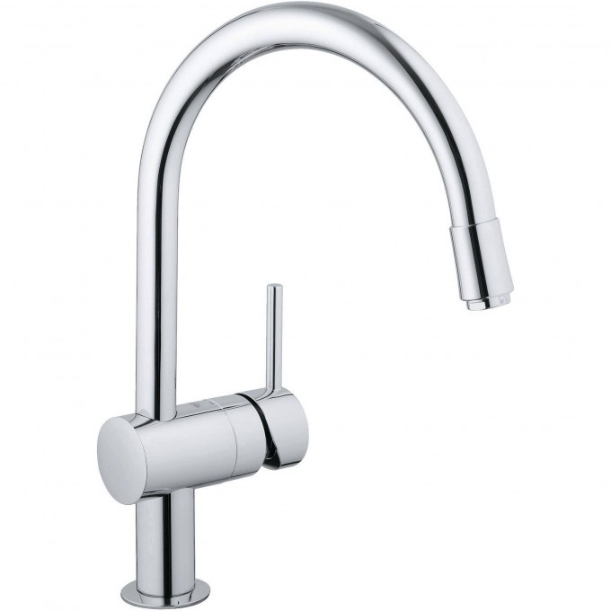 Смеситель для кухни GROHE MINTA с выдвижным C-изливом, хром () 32918000
