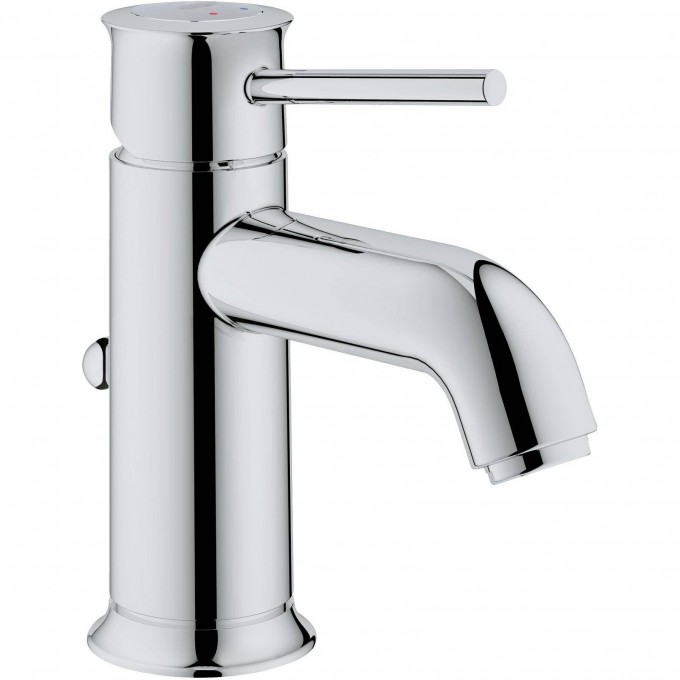 Смеситель для раковины GROHE BAUCLASSIC с донным клапаном, хром 23161000