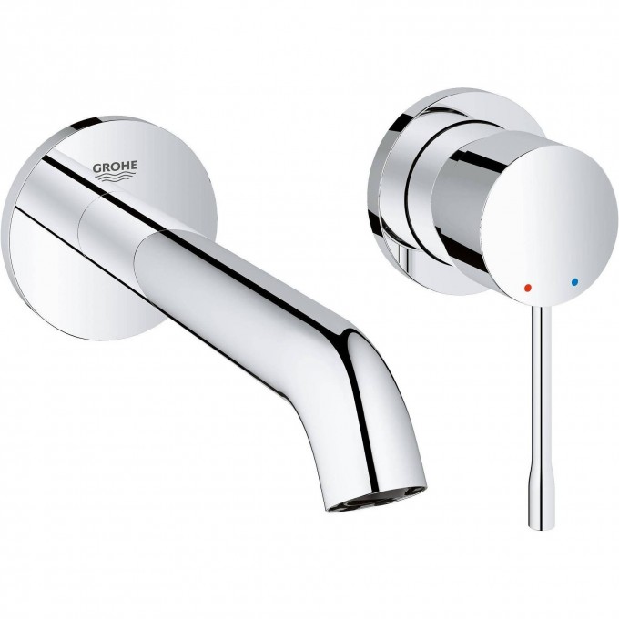 Смеситель для раковины GROHE ESSENCE+ на 2 отверстия, внешняя часть, хром 19408001