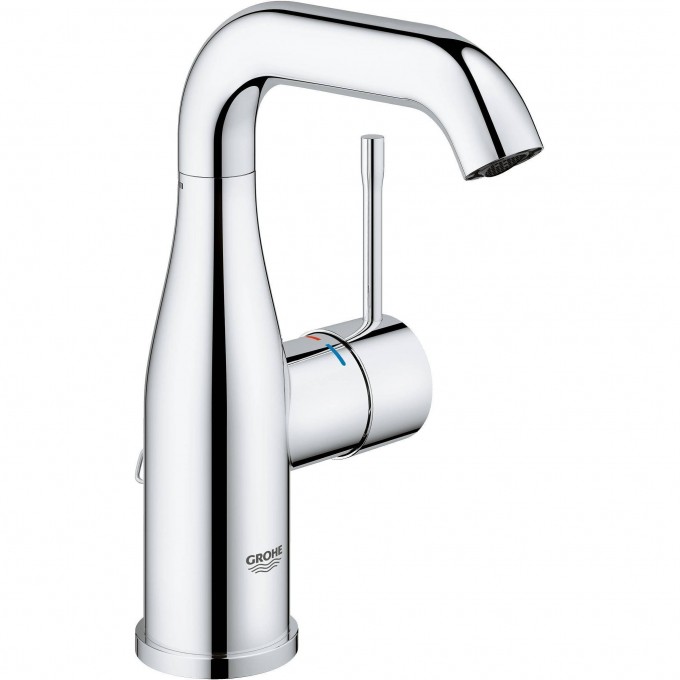 Смеситель для раковины GROHE ESSENCE+ с цепочкой и средним изливом, хром 23480001