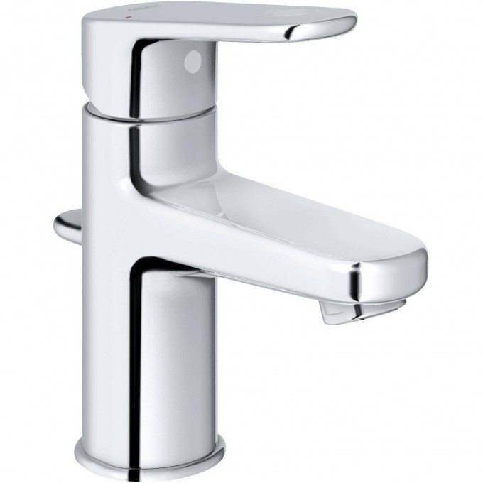 Смеситель для раковины GROHE EUROPLUS с донным клапаном, уменьшенный, хром 33156002