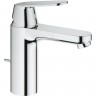 Смеситель для раковины GROHE EUROSMART COSMOPOLITAN с донным клапаном, средний излив, хром 23325000