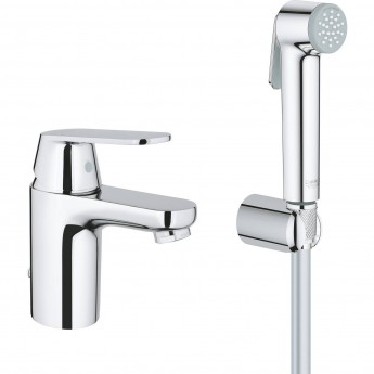 Смеситель для раковины GROHE EUROSMART COSMOPOLITAN с гигиеническим душем, хром