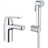 Смеситель для раковины GROHE EUROSMART COSMOPOLITAN с гигиеническим душем, хром 23125000