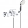 Смеситель для ванны с душевым набором GROHE EUROSTYLE 2372930A
