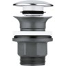 Универсальный нажимной донный клапан GROHE, хром 40824000